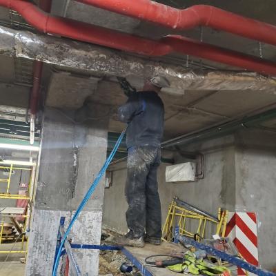 Проведение работ по инъектированию на объекте (паркинг)